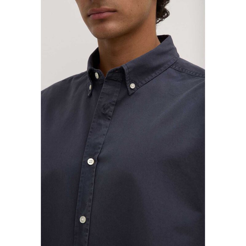 Assembly Label Maclean Long Sleeve Shirt True Navy image number 2